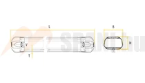 Tetőbox szálanyaghoz 3300mm