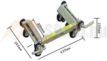Járműmozgató kerekes dolly készlet 4t