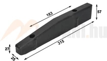 Ütközőgumi 315x25x55 2 furat Krone