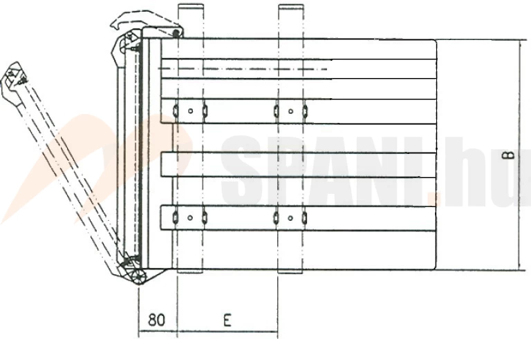 Szerszámosláda95x50x50 WK-HP80