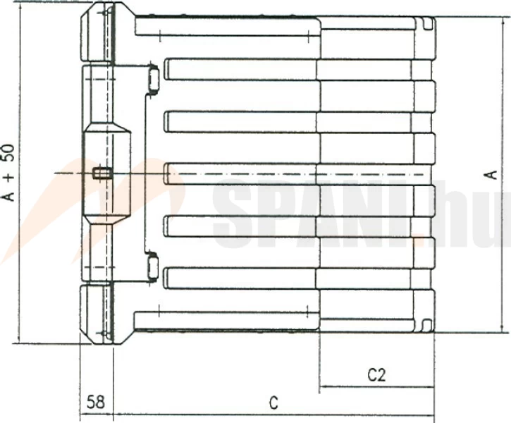 Szerszámosláda60x47/22 WK-FS50