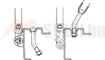 Rögzítő fül U 95x107