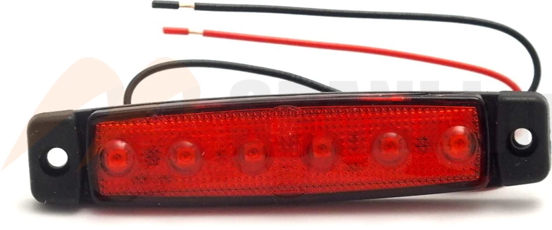 Helyzetjelző 6LED piros 560.06 24V