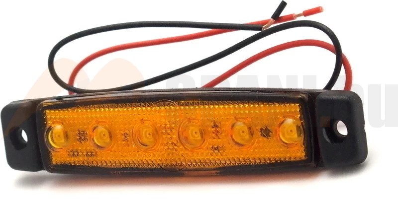 Helyzetjelző 6LED sárga 560.05 24V