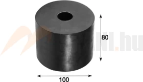 Gumigörgő 80x100mm