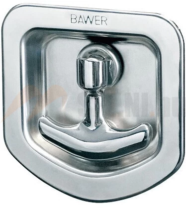 Szerszámosláda zár INOX Bawer